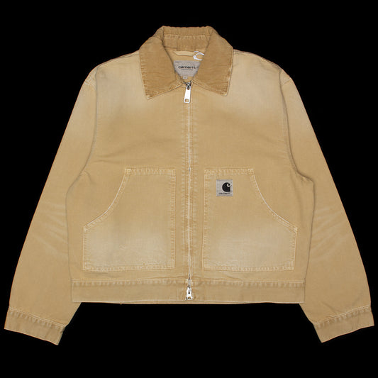 Carhartt WIP - Women's OG Arcan Jacket
Style # I036875-0ME17
Color : Dusty Hamilton Brown (Destroy Wash)