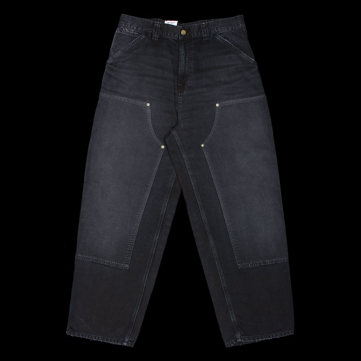 Carhartt WIP - OG Double Knee Pant
Style # I036869-8917
Color : Black (Destroy Wash)