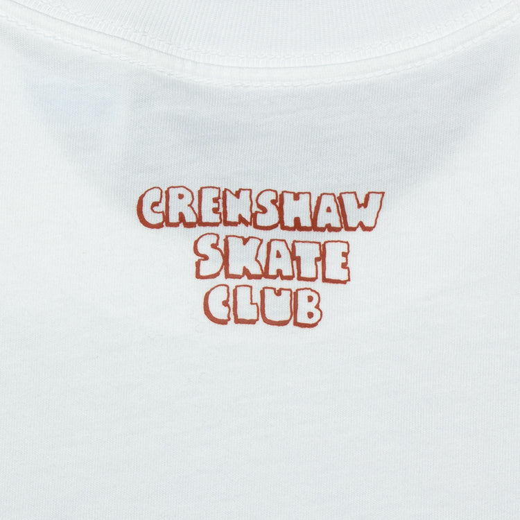 Nike SB x Crenshaw Skate Club Logo T-Shirt Style # FJ1147-100 Color : White