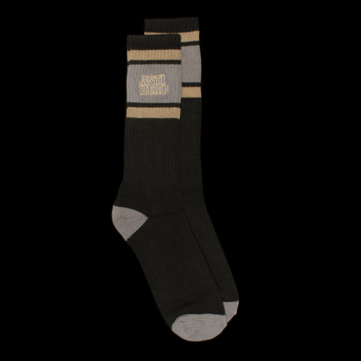 Anti Hero | Black Hero Outline Sock Color : Black