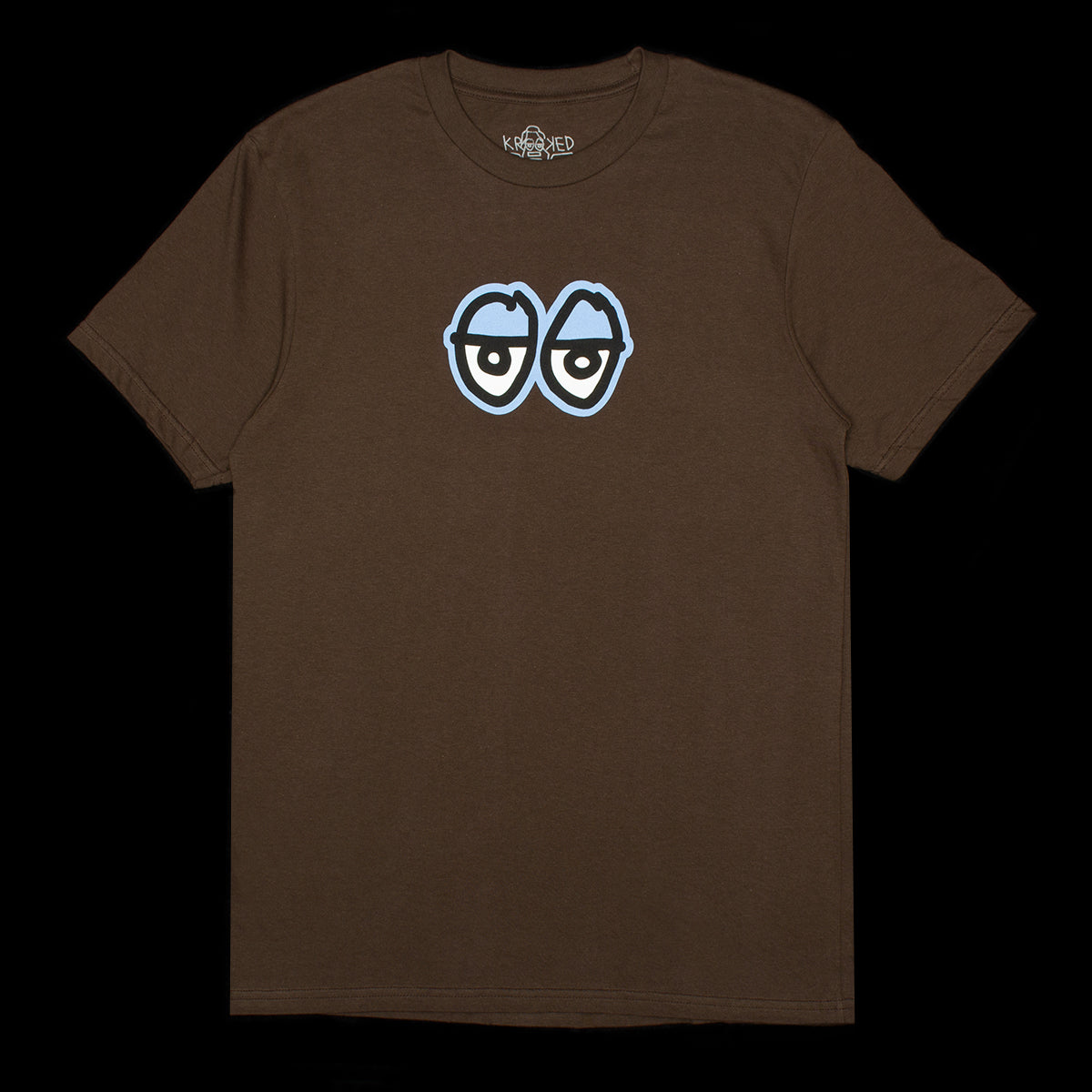 Krooked - Eyes T-Shirt
Color : Brown / Blue