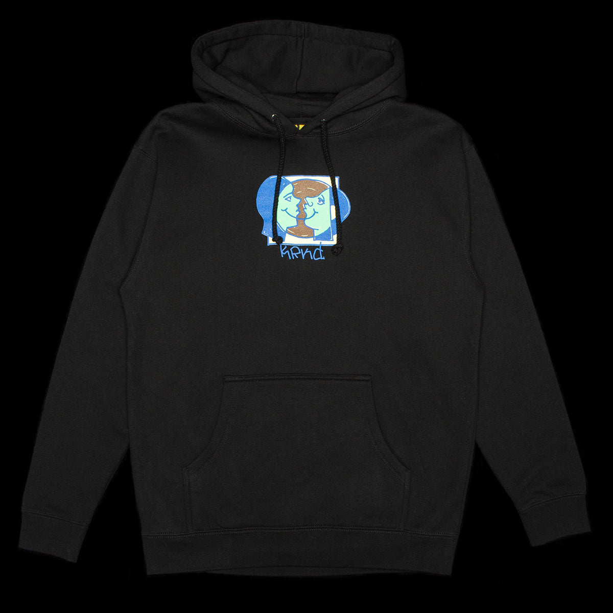 Krooked - Moonsmiley Hoodie
Color : Black / Multi