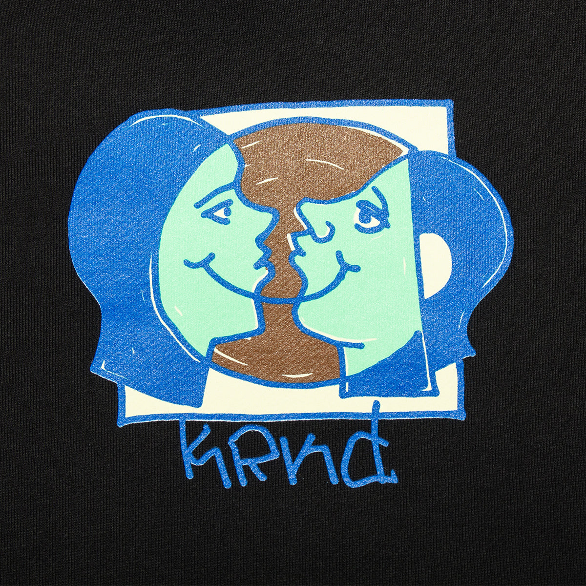 Krooked - Moonsmiley Hoodie
Color : Black / Multi