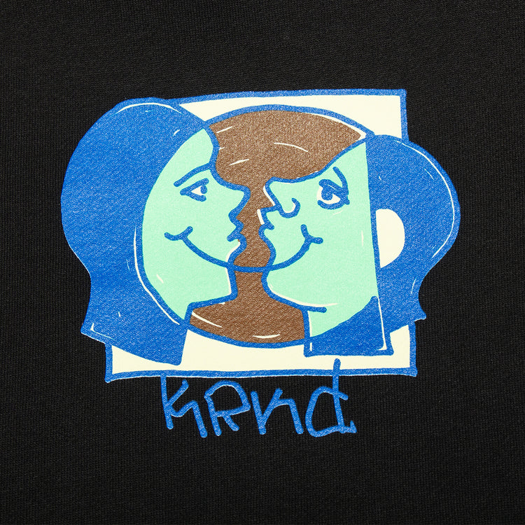 Krooked - Moonsmiley Hoodie
Color : Black / Multi