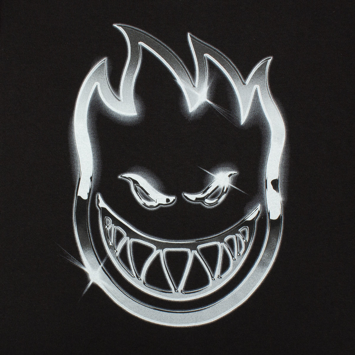 Spitfire - Chrome Bighead T-Shirt
Color : Black / Metallic