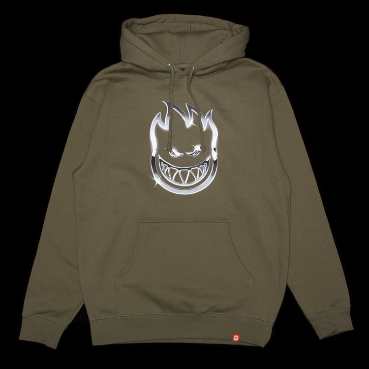 Spitfire - Chrome Bighead Hoodie
Color : Army