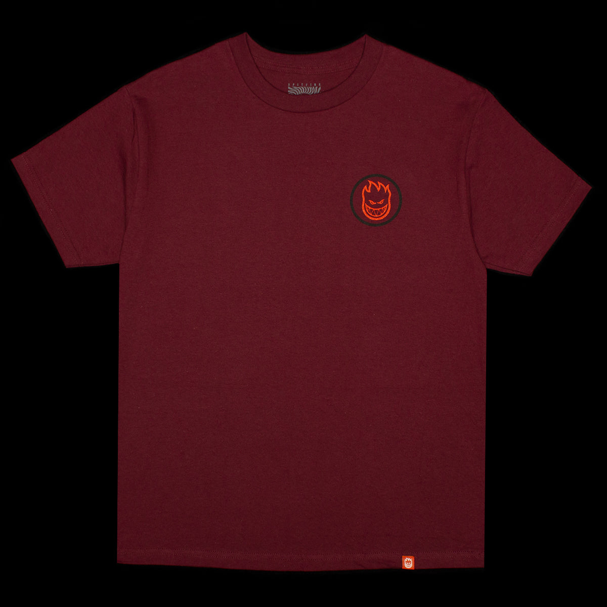 Spitfire - Classic Swirl Overlay T-Shirt
Color : Burgundy