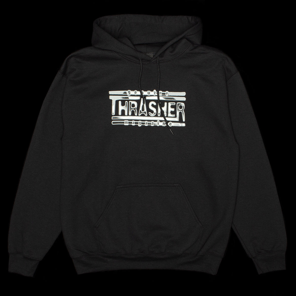 Thrasher - Chrome Genuine Hoodie
Color : Black