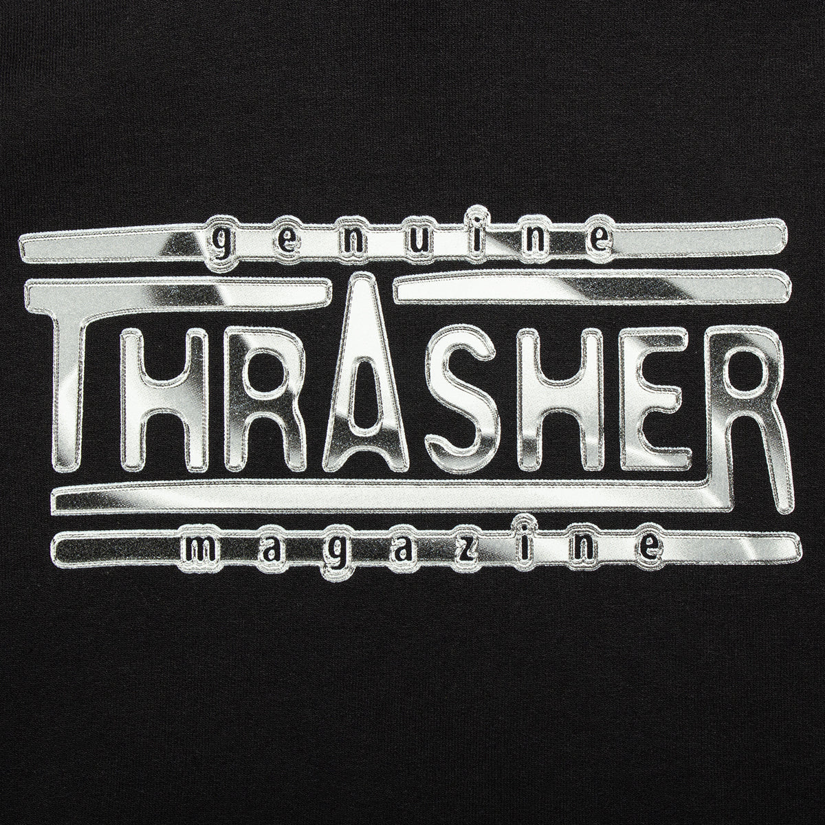 Thrasher - Chrome Genuine Hoodie
Color : Black