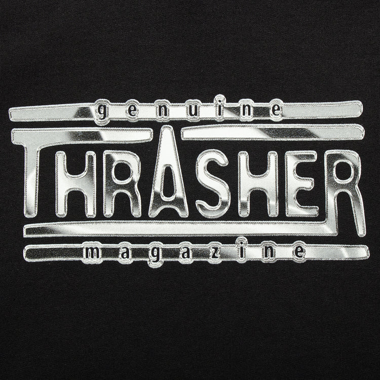 Thrasher - Chrome Genuine Hoodie
Color : Black