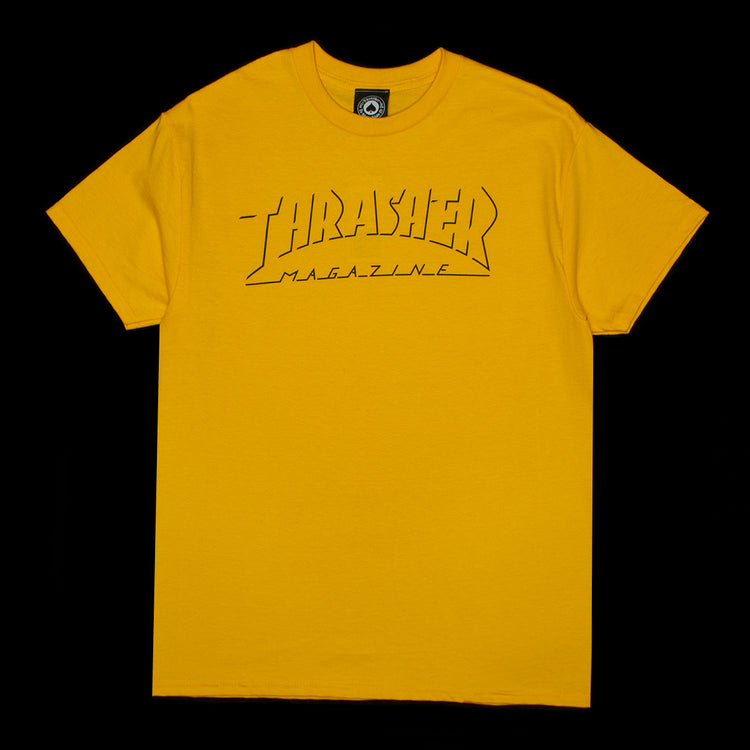Thrasher - Shadow Mag Logo T-Shirt
Color : Gold