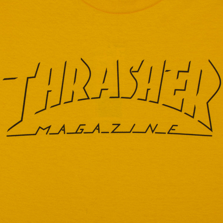 Thrasher - Shadow Mag Logo T-Shirt
Color : Gold