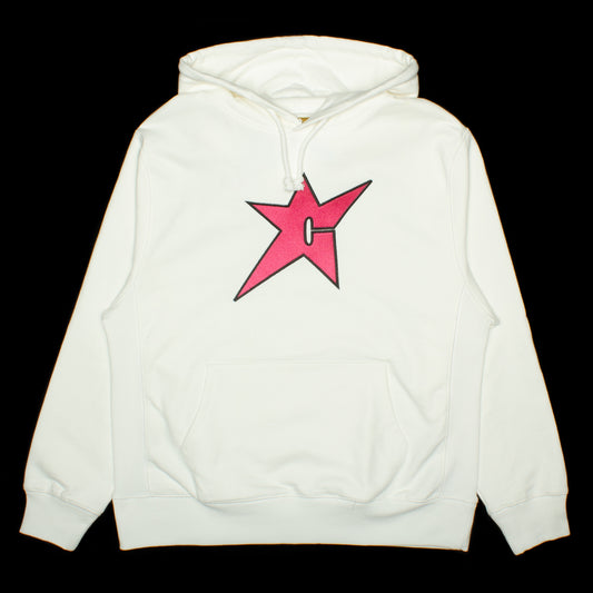 Carpet Company | C-Star Hoodie Color : White / Pink