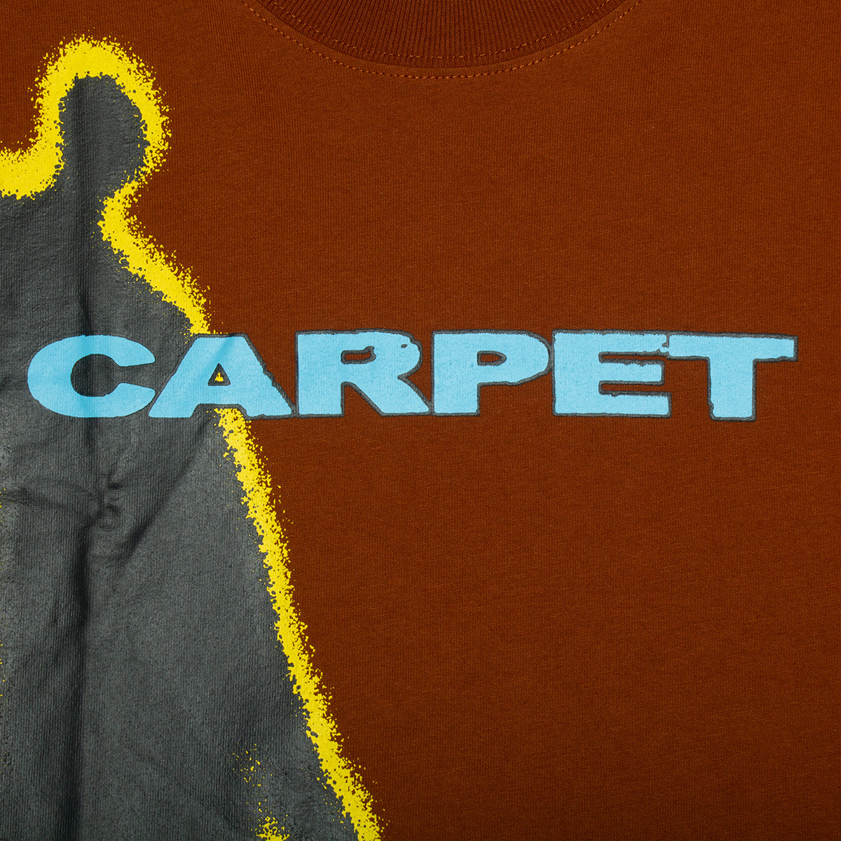Carpet Company | Shadow Man T-Shirt Color : Brown