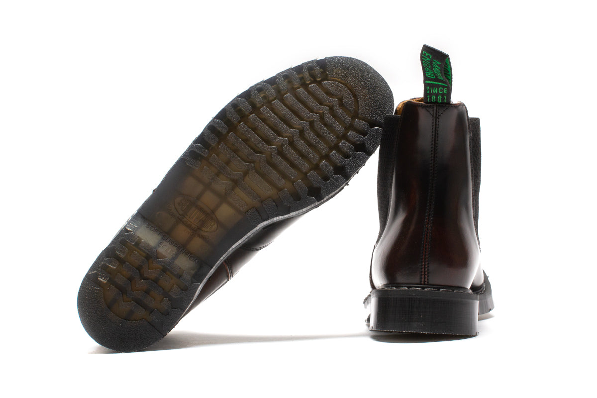 Solovair | Rub-Off Dealer Boot Style # S0-900-BUR-G Color : Burgundy