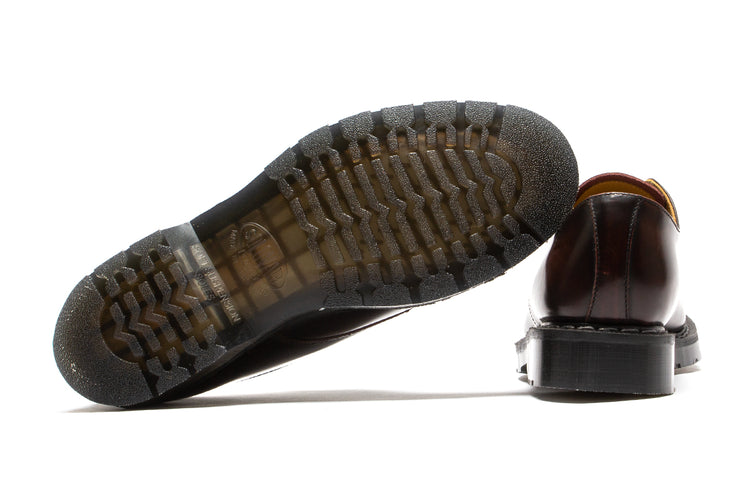 Solovair | Rub-Off Gibson Shoe Style # S3-995-BUR-G Color : Burgundy