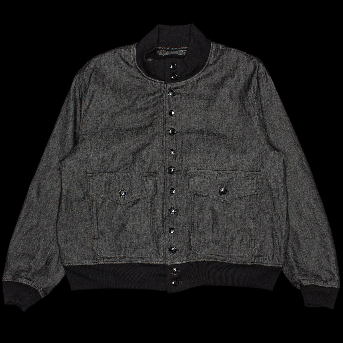 Engineered Garments - A-1 Jacket
Style # 26F1D008-NL110
Color : Black