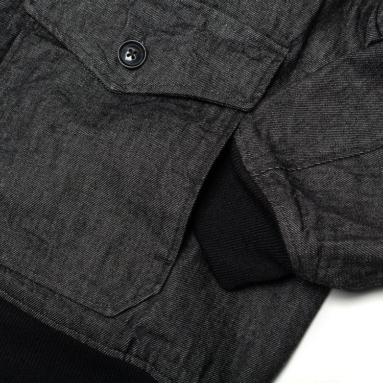 Engineered Garments - A-1 Jacket
Style # 26F1D008-NL110
Color : Black