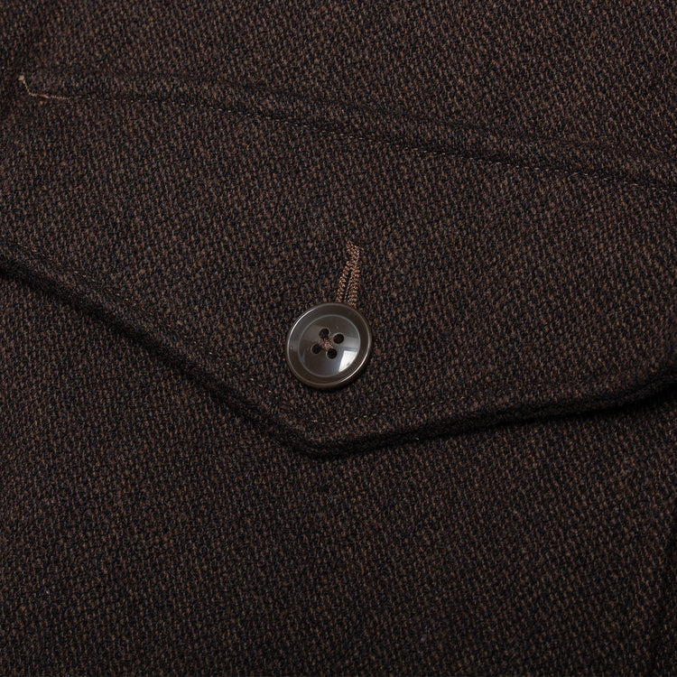 Engineered Garments - A-1 Jacket
Style # 26F1D008-TD008
Color : Dark Brown