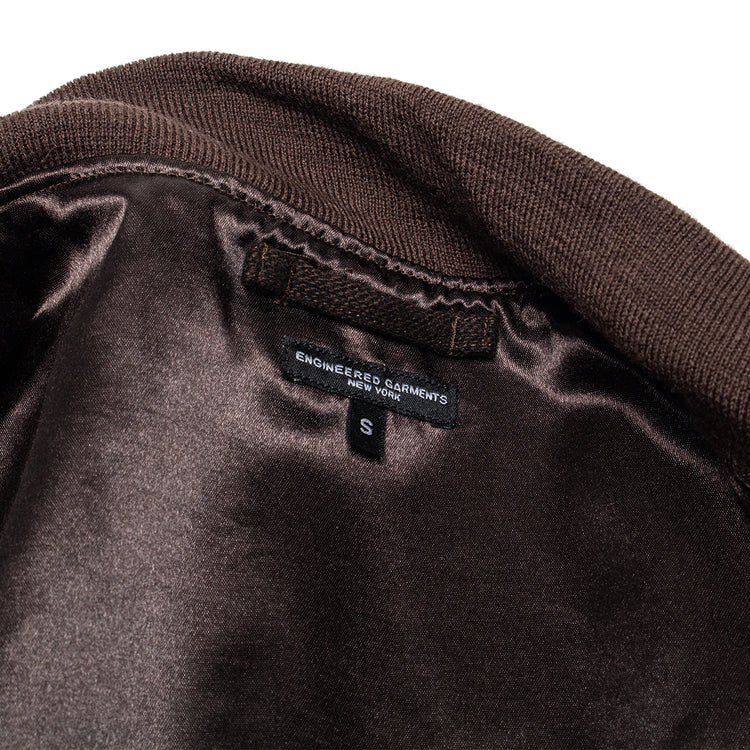 Engineered Garments - A-1 Jacket
Style # 26F1D008-TD008
Color : Dark Brown
