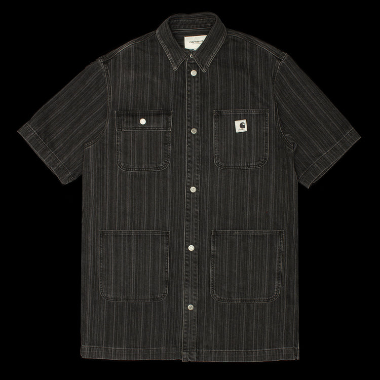 Carhartt WIP - Women's Rylan Dress
Style # I035578-32I
Color : Striped Black (Stone Washed)