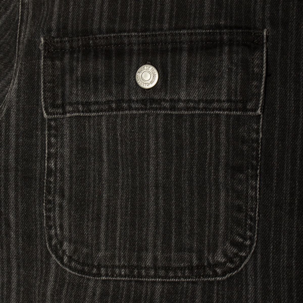 Carhartt WIP - Women's Rylan Dress
Style # I035578-32I
Color : Striped Black (Stone Washed)