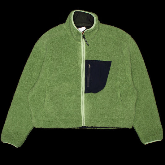 District Vision - Women's Cropped Wool Pile Fleece Jacket
Style # DVW0003-F
Color : Matcha