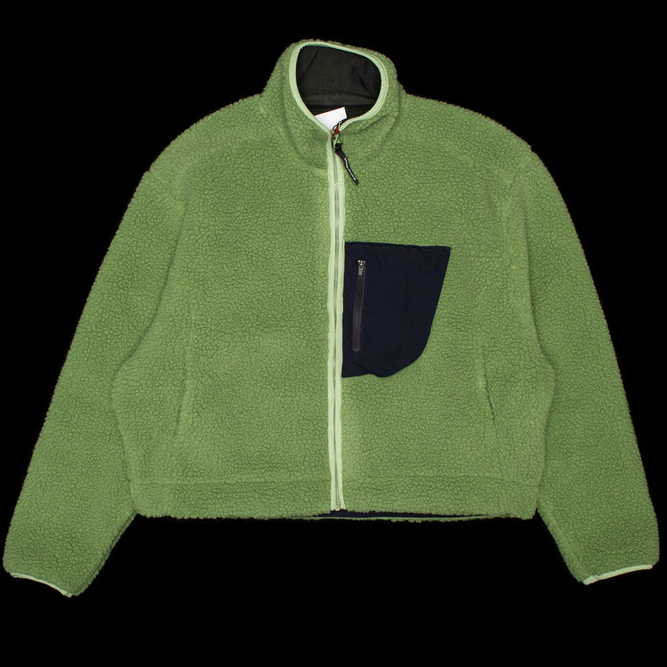 District Vision - Women's Cropped Wool Pile Fleece Jacket
Style # DVW0003-F
Color : Matcha