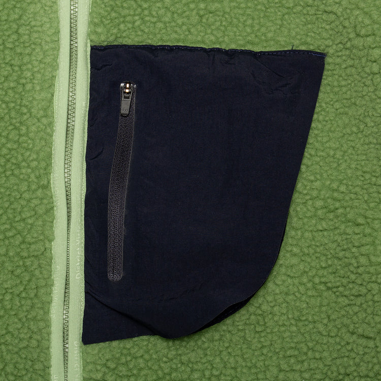 District Vision - Women's Cropped Wool Pile Fleece Jacket
Style # DVW0003-F
Color : Matcha