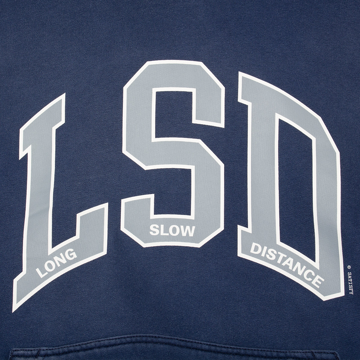 Satisfy - SoftCell Hoodie
Color : Sun Bleached Indigo