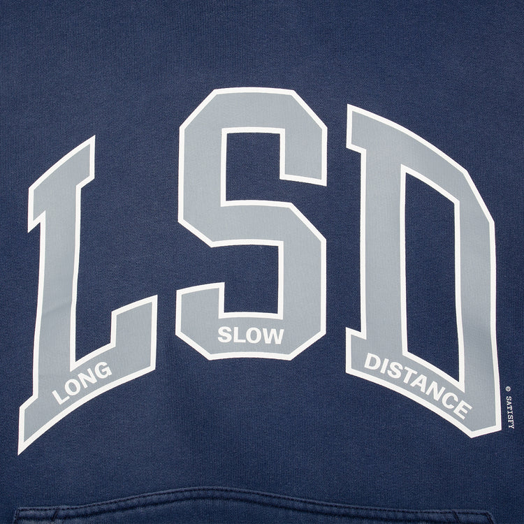 Satisfy - SoftCell Hoodie
Color : Sun Bleached Indigo