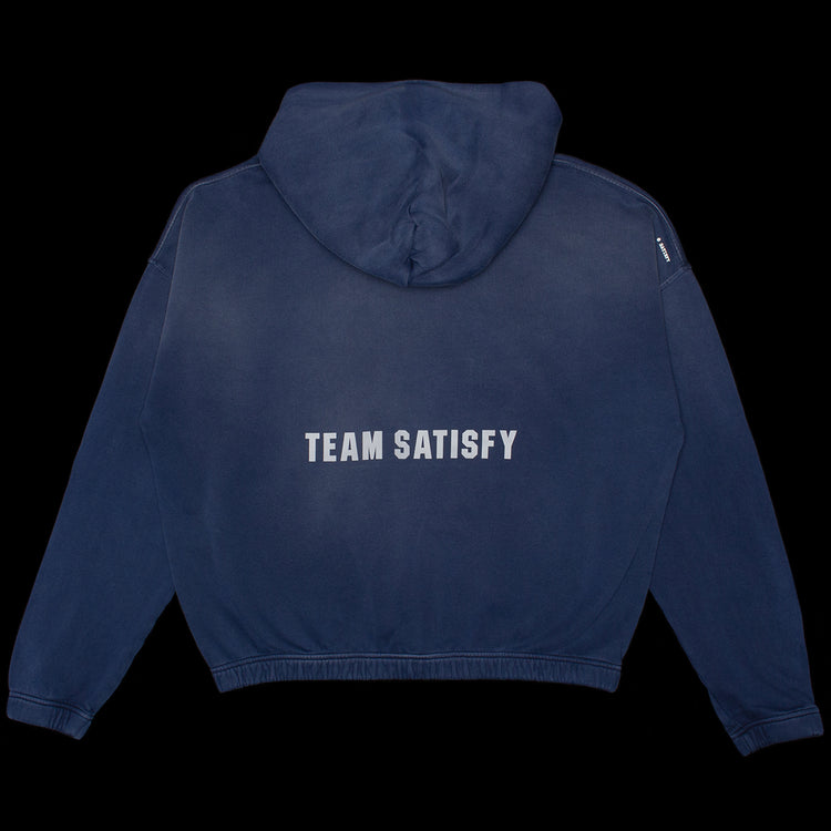 Satisfy - SoftCell Hoodie
Color : Sun Bleached Indigo