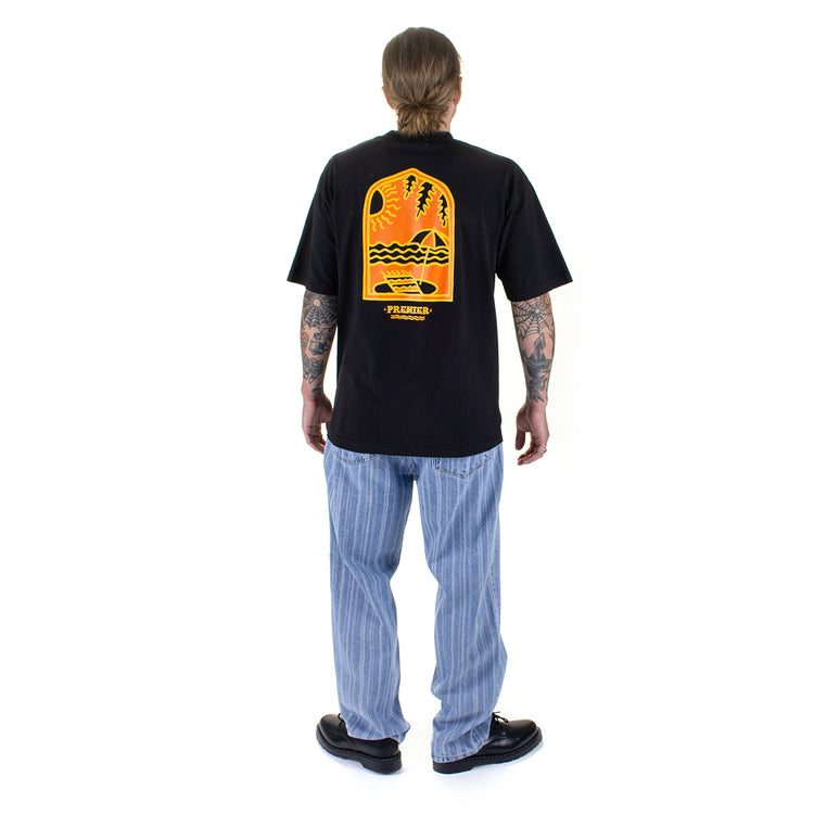 Carhartt WIP - Rylan Pant
Style # I035562-32H
Color : Striped Blue (Stone Bleached)