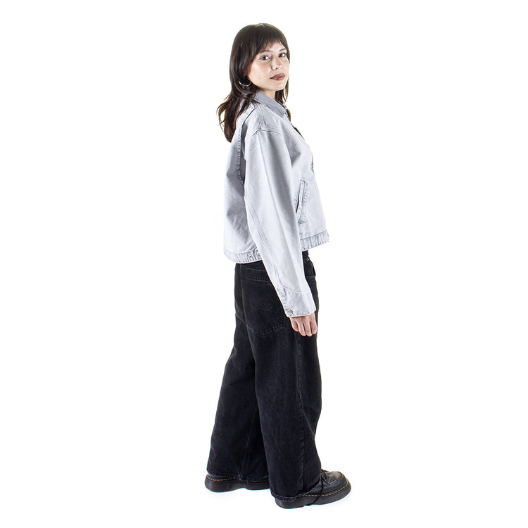 Carhartt WIP - Women's Emery Jacket
Style # I035570-00E
Color : Black (Chalk Wash)