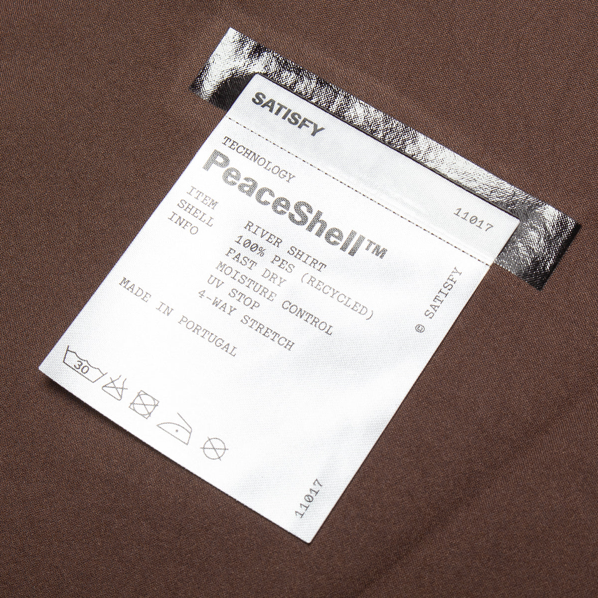 Satisfy - PeaceShell River Shirt
Color : Rocky Road