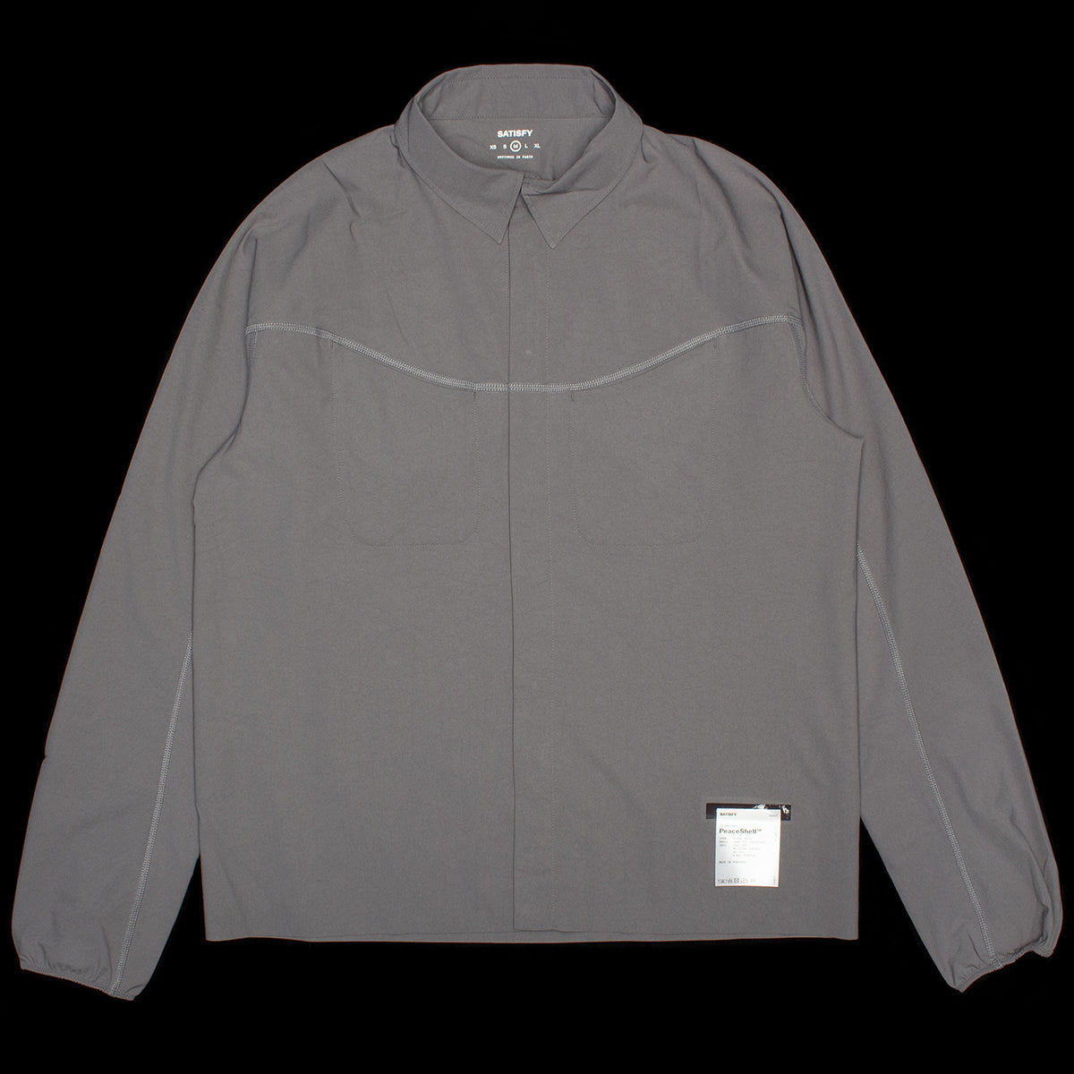 Satisfy - PeaceShell River Shirt
Color : Lava Smoke