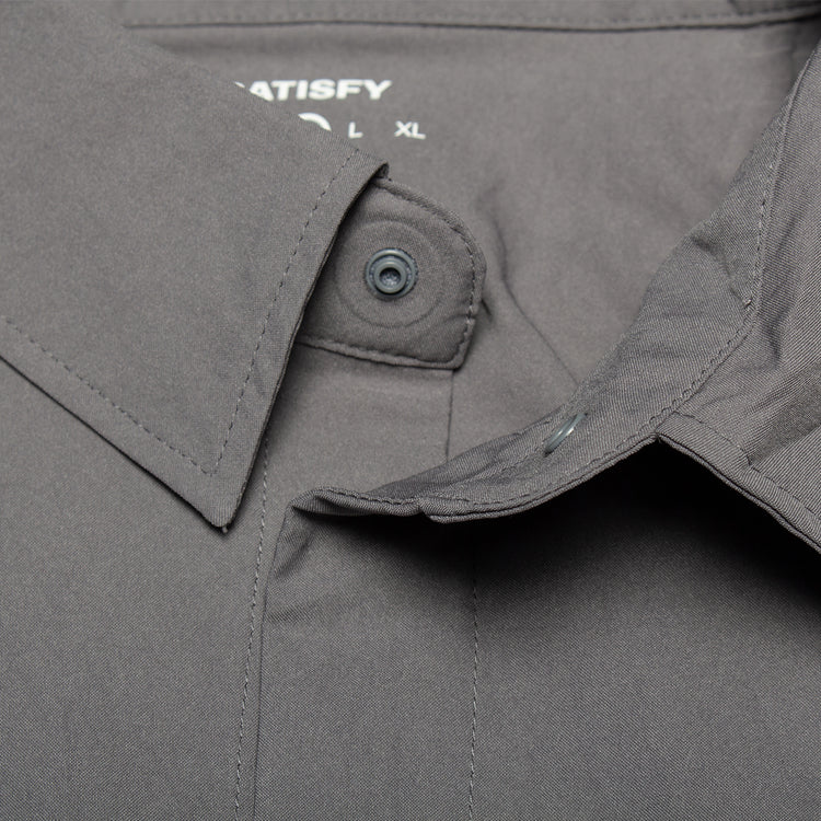 Satisfy - PeaceShell River Shirt
Color : Lava Smoke