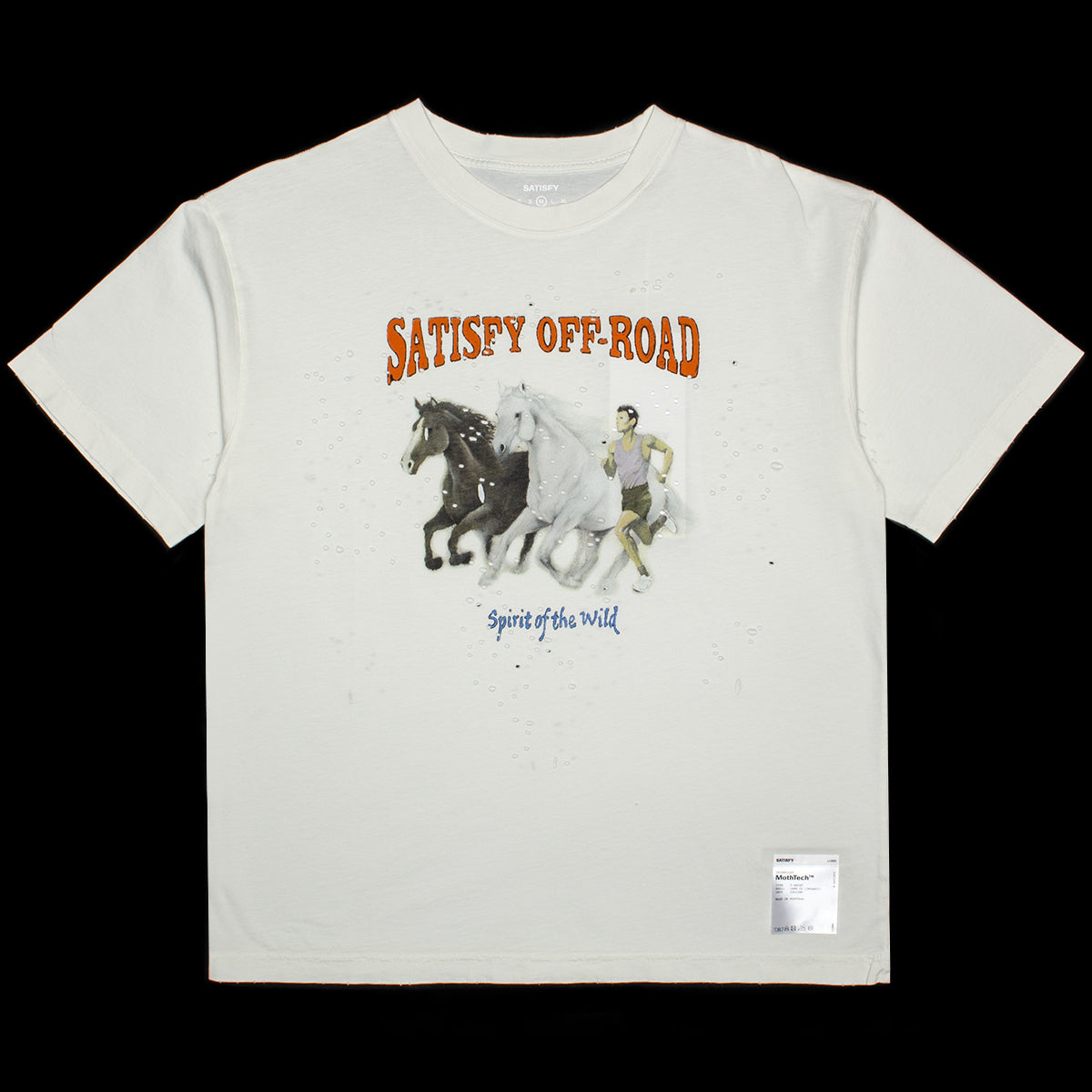 Satisfy - MothTech T-Shirt
Color : Off White