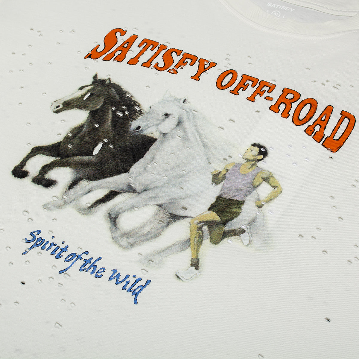 Satisfy - MothTech T-Shirt
Color : Off White