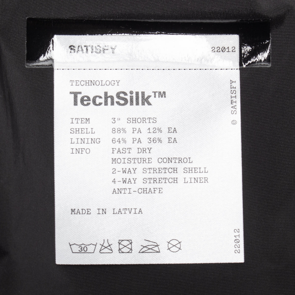 Satisfy - Women's TechSilk Shorts 3"
Color : Black