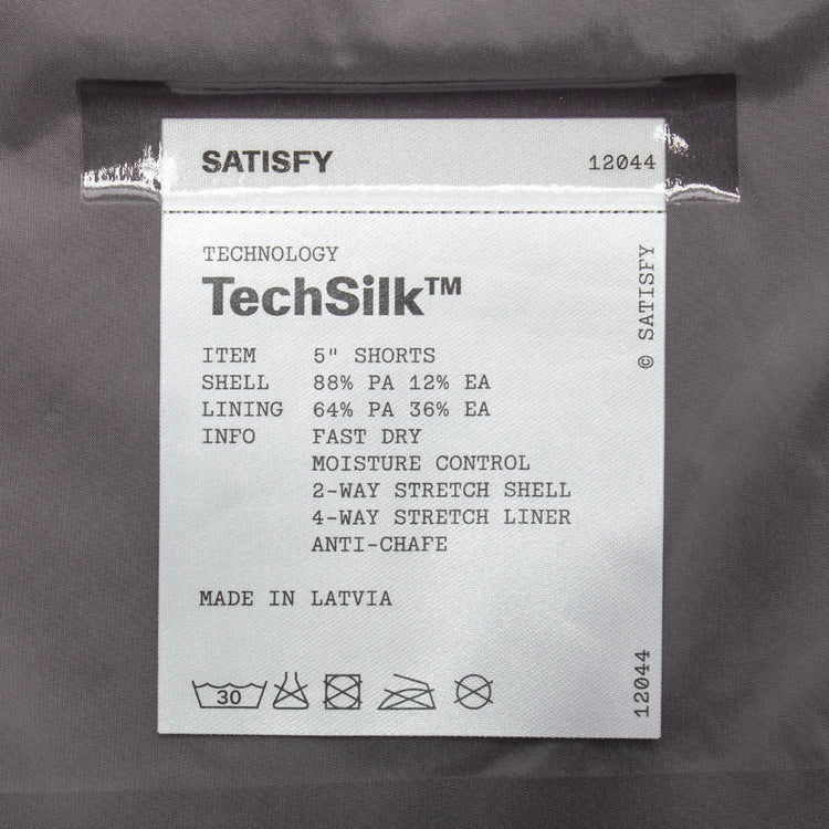 Satisfy - TechSilk Shorts 5"
Color : Shark