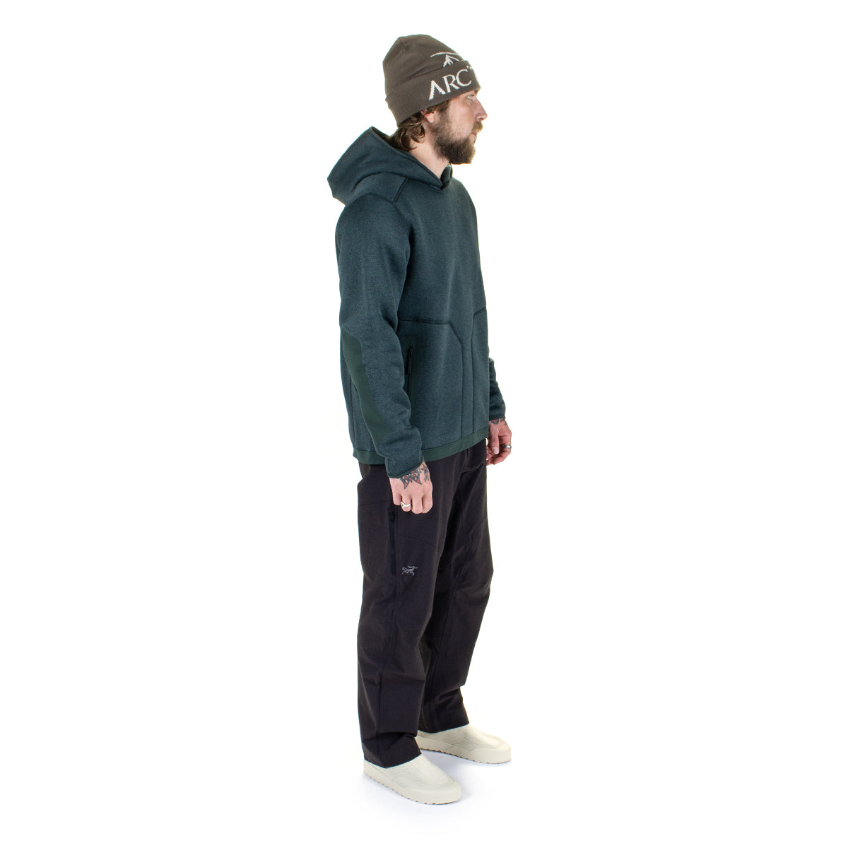 Arc'teryx - Covert Hoodie
Style # X000010726
Color : Dark Jade Heather