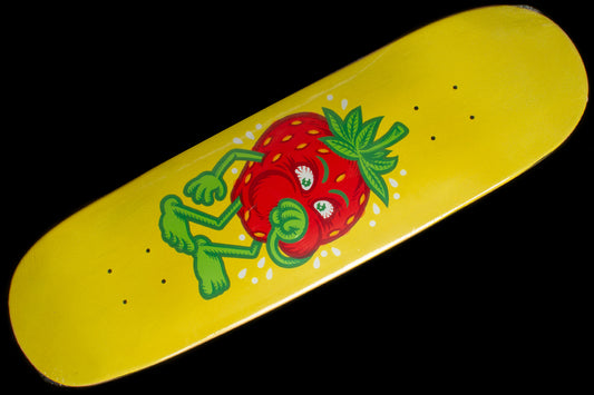 Strawberry Cough Flocked Yellow Deck 8.875"
