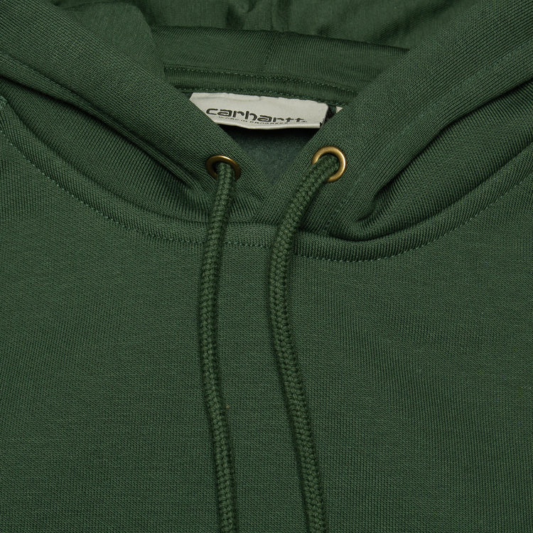 Carhartt WIP | Hooded Chase Sweatshirt Style # I033661-2CX Color : Sycamore Tree / Gold