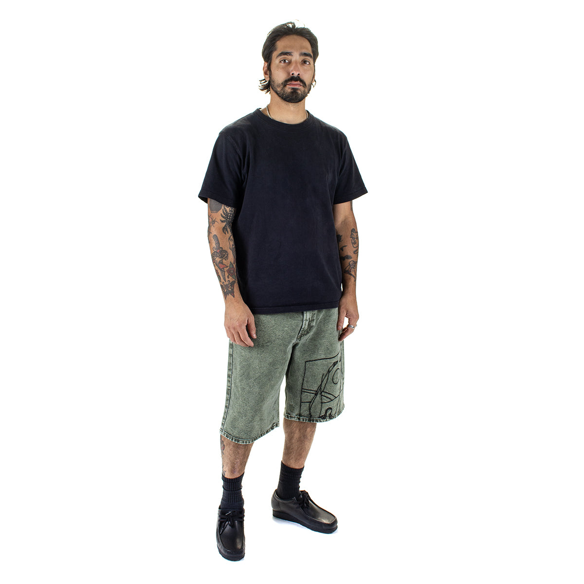 by Parra - Protecting The Sun Shorts
Color : Green