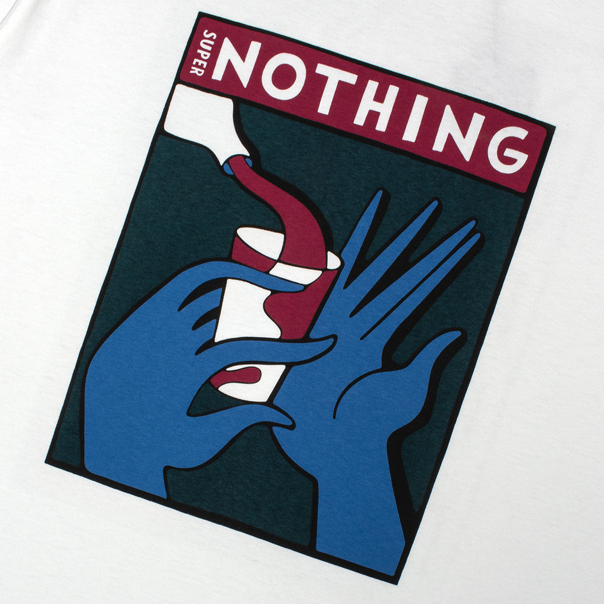 by Parra - Super Nothing T-Shirt
Color : White
