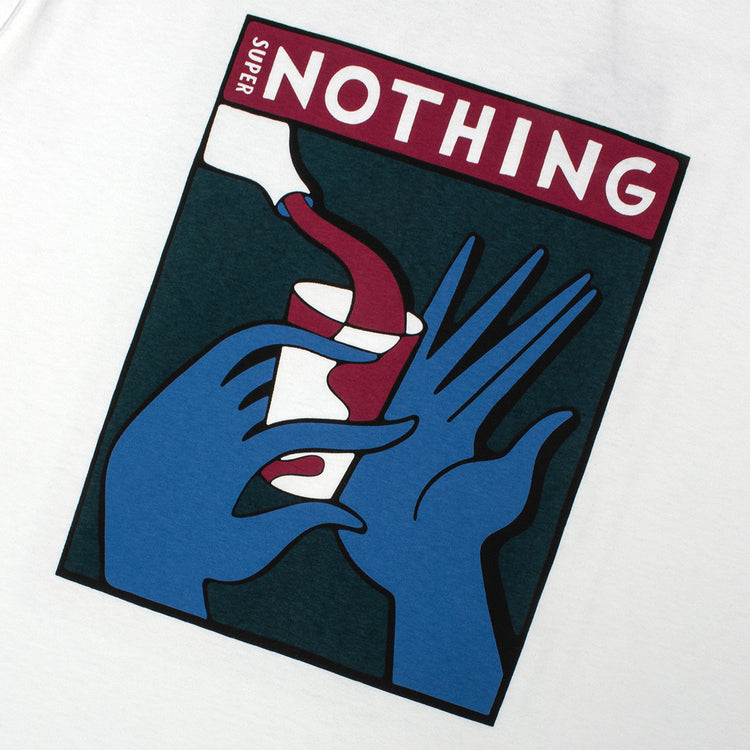 by Parra - Super Nothing T-Shirt
Color : White