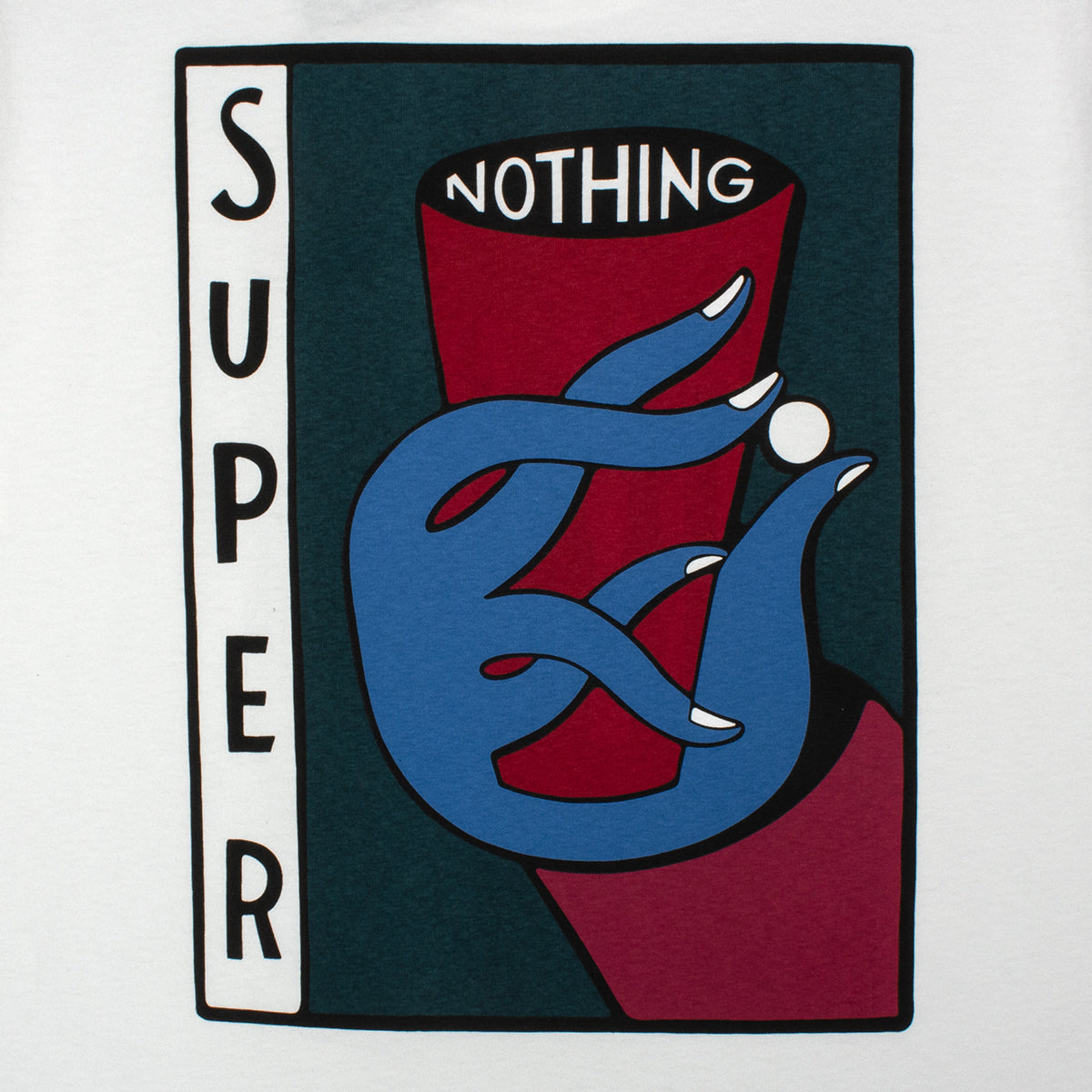 by Parra - Super Nothing T-Shirt
Color : White