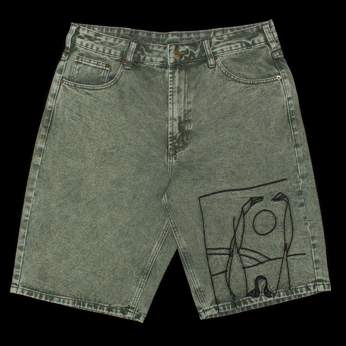by Parra - Protecting The Sun Shorts
Color : Green