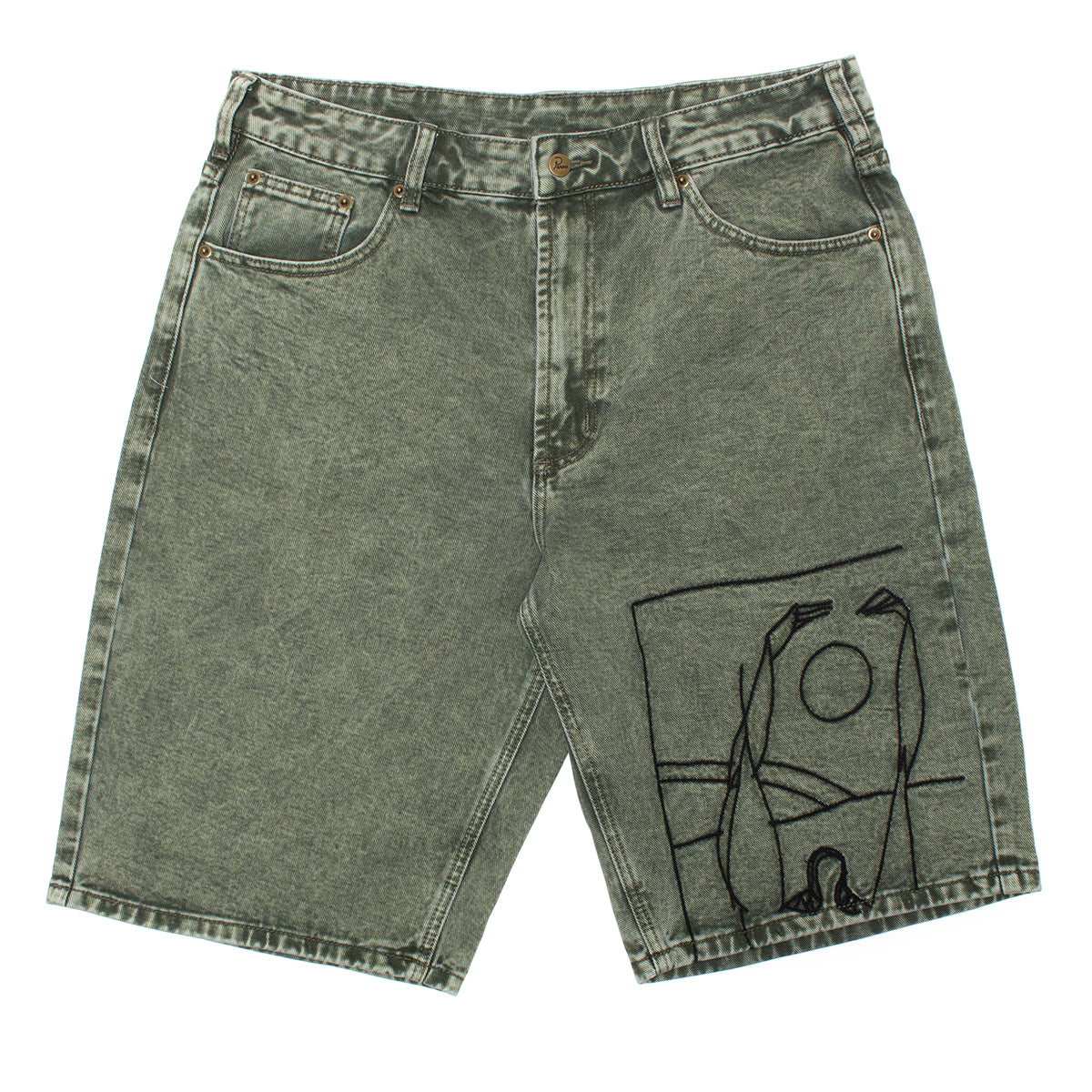 by Parra - Protecting The Sun Shorts
Color : Green